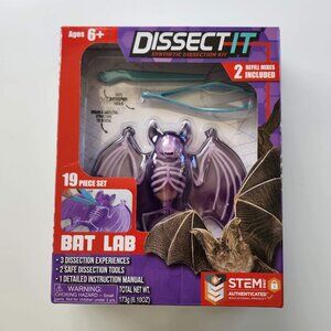 NEW Dissect-it Synthetic Lab Dissection Toy STEM KIT CRAFT Project Bat Biology A